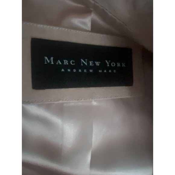 Marc New York Andrew Marc pink button down suede jacket Large - Picture 3 of 7